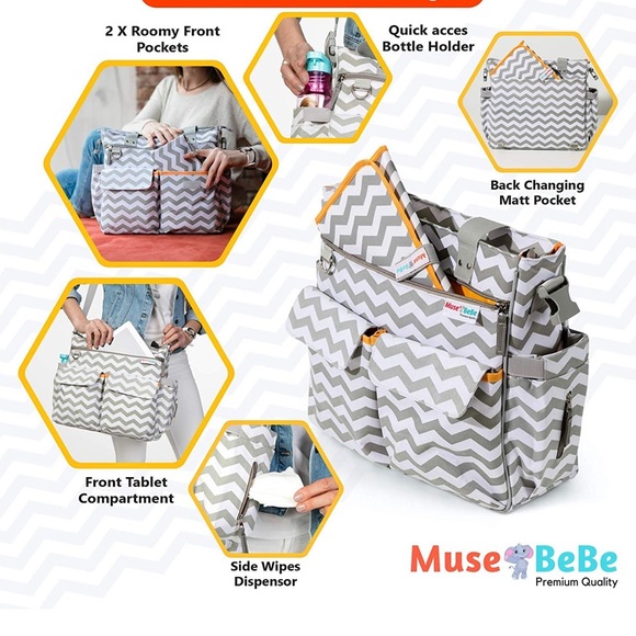 muse bebe diaper bag